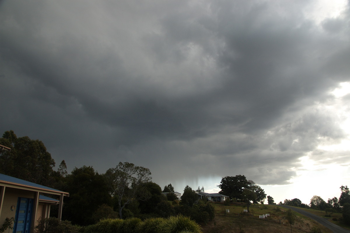 cumulonimbus thunderstorm_base : McLeans Ridges, NSW   8 September 2009