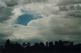 back sheared anvil of a storm to the north  Glen Innes 3:47pm