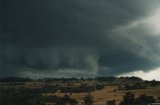 developing region of the storm 6:08pm 30km W of Glen Innes