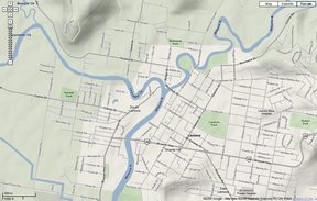 Lismore map
